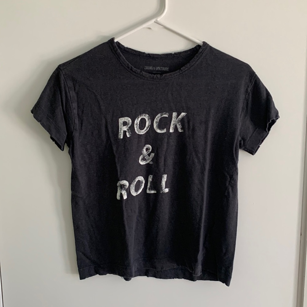 Cotton black t-shirt